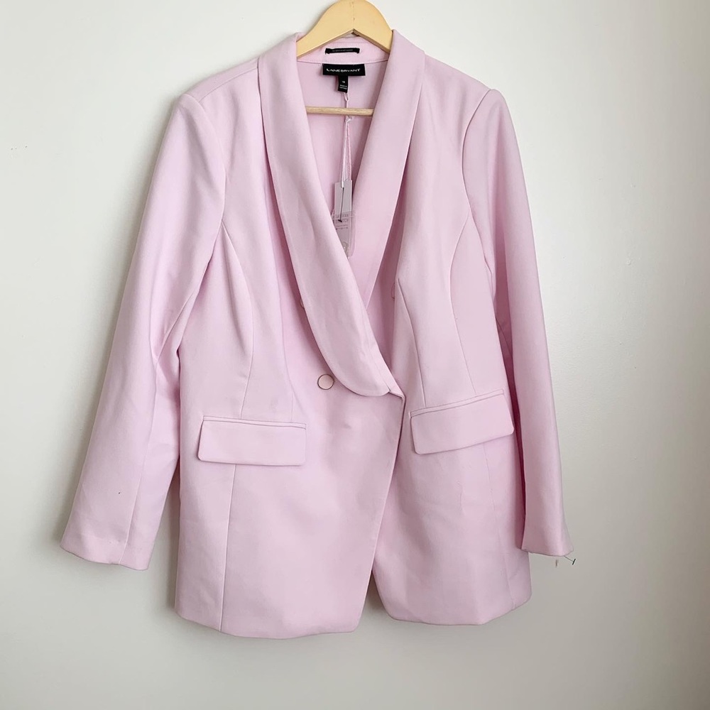 Lane Bryant plus size pink blazer size 18